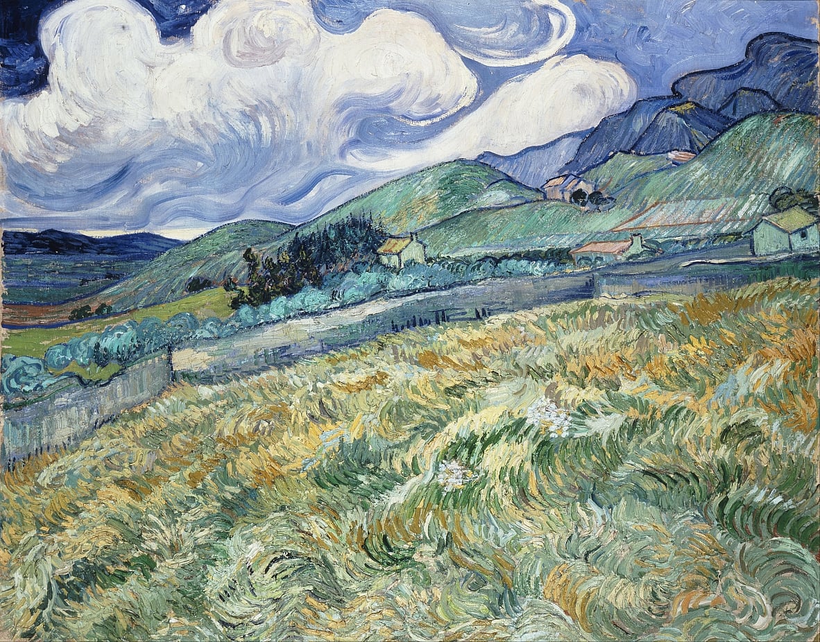 Landschaft von Saint-Rémy (1889), Vincent van Gogh 