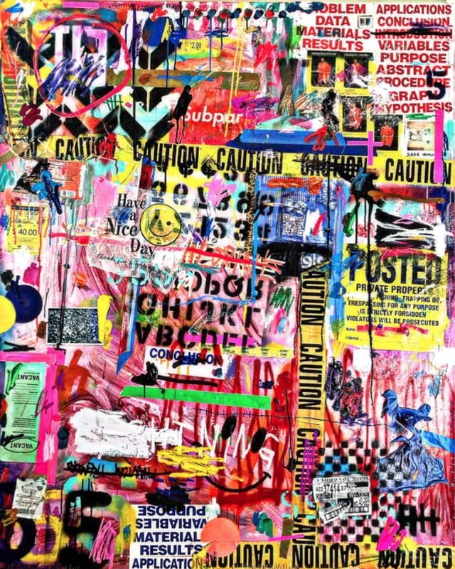 Graffiti Wall und Street-Art Wandkunst für Zuhause Inneneinrichtung graffiti art Time Turns Into A Diamond - Street-Art Collage von Eddie Love