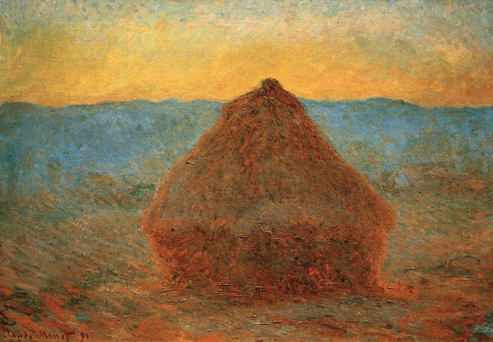La meule, environs de Giverny (Der Heuhaufen, Umgebung von Giverny), 1890