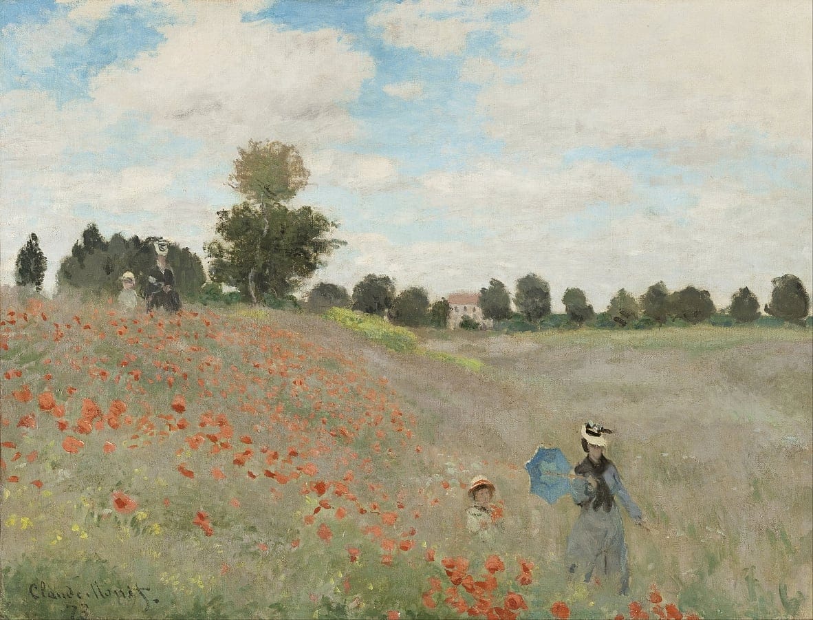 Mohnfeld (1873) von Claude Monet - Meisterwerk des Impressionismus