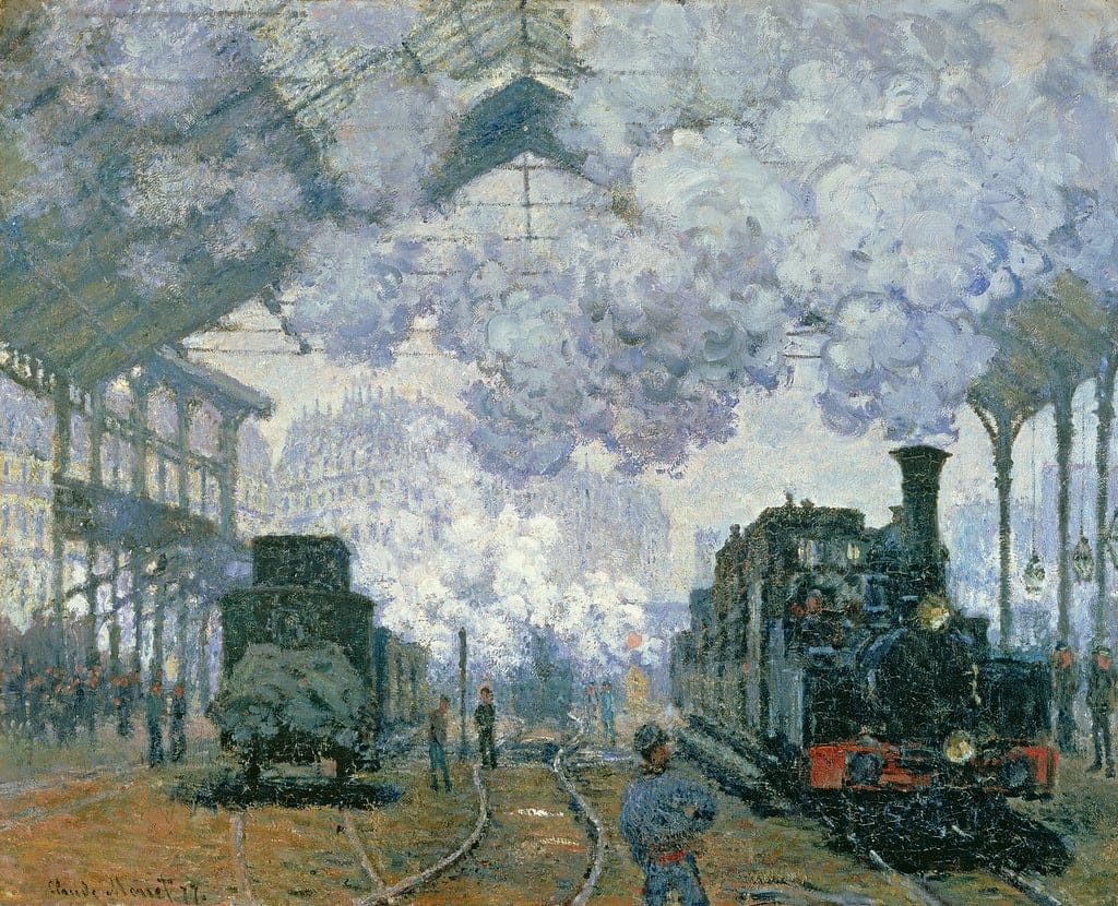 Der Gare Saint-Lazare: Ankunft eines Zuges, 1877
