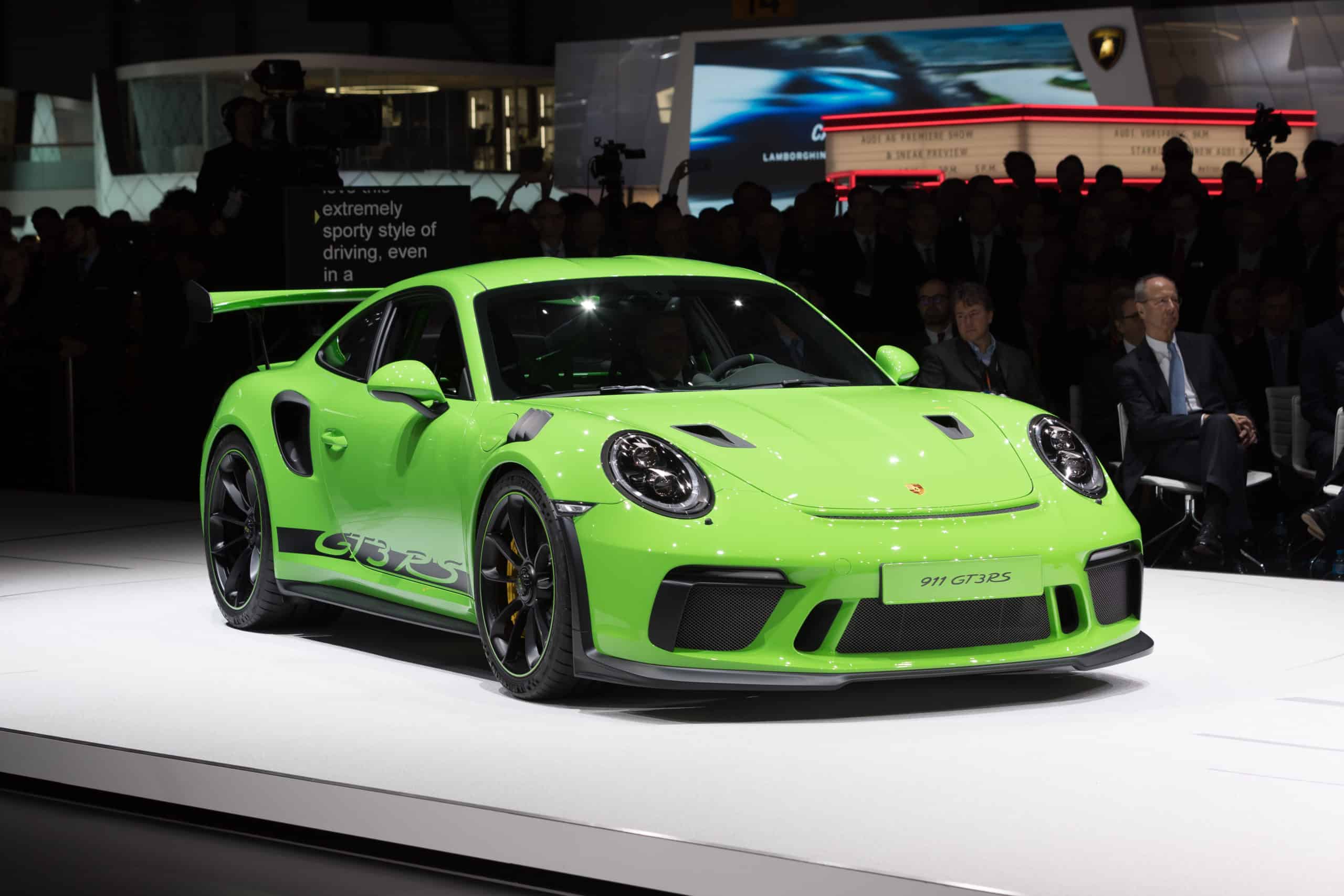 Porsche 911 GT3 RS, auf der GIMS 2018