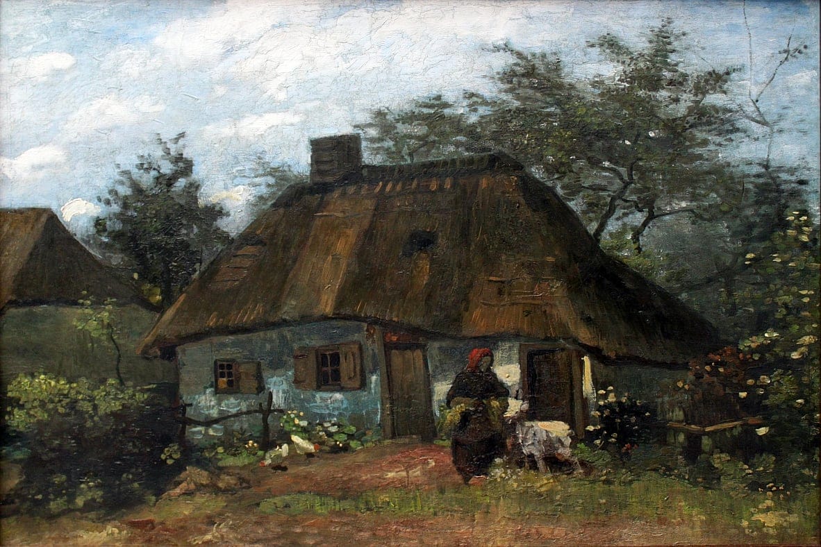 Bauernhaus in Nuenen (La Chaumiére), 1885