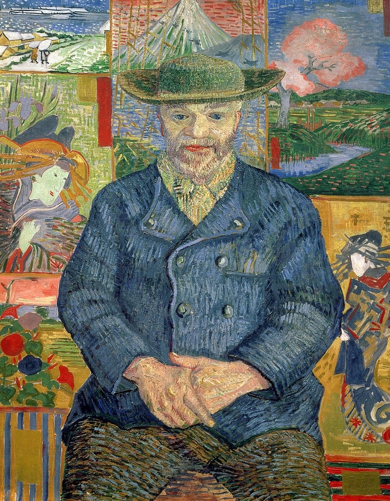 "Porträt des Père Tanguy", 1887, Musée Rodin, Paris. Tanguy war ein bedeutender Galerist, Sammler und Mäzen, der zahlreiche Künstler des Impressionismus und Post-Impressionismus förderte und unterstützte. 