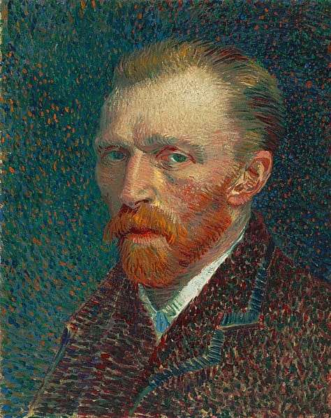 Vincent van Gogh, Selbstbildnis, Öl auf Karton, 1887