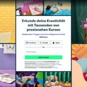 Skillshare Video Learning Plattform - Erkunde deine Kreativität mit Tausenden von praxisnahen Kursen