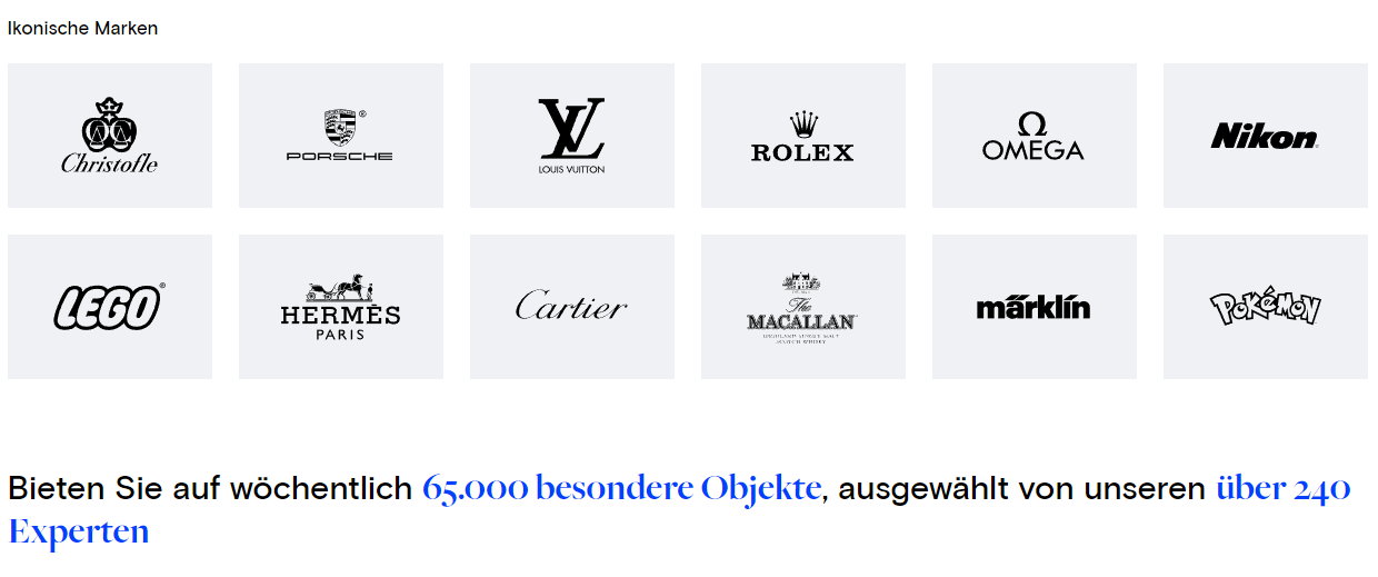 Ikonische Marken auf der Auktionsplattform für Raritäten und Sammlerobjekte: CataWiki