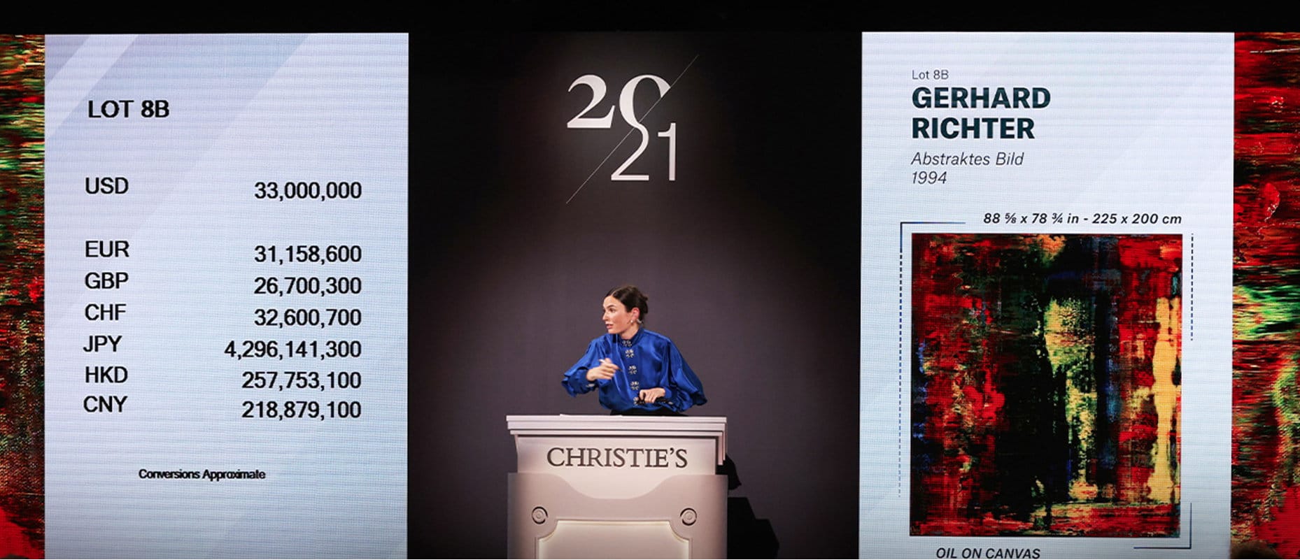 Christie's Auktion (Screenshot), © Christie's