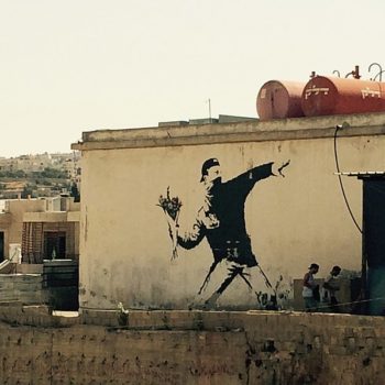 The Flower Thrower - Banksy (Westjordanland)
