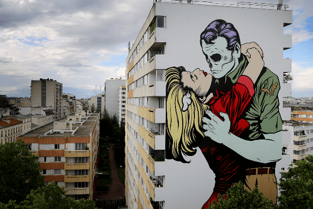 Love Won’t Tear Us Apart - D*Face (Paris, 2017)