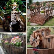 Kreativ statt teuer: 45+ Ideen für eine günstige und originelle Gartengestaltung aus alten Dingen