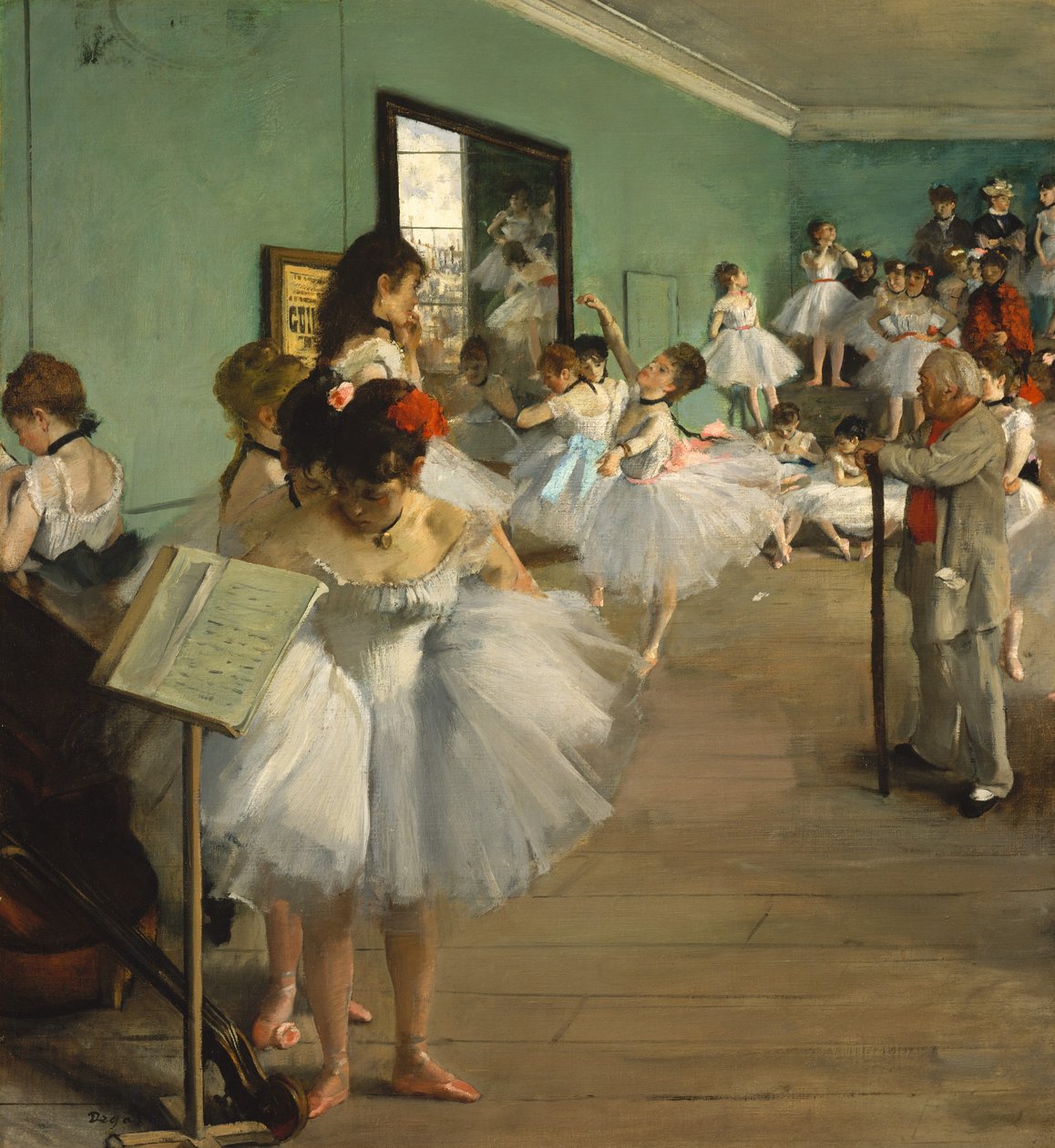 Die Tanzklasse, 1874. von Edgar Degas