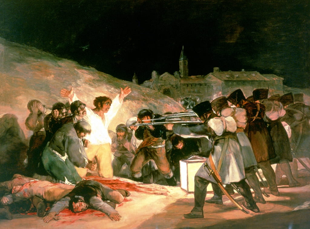 Die Erschießungen vom 3. Mai 1808", 1814('The Shootings of May 3rd 1808', 1814) Francisco de Goya
