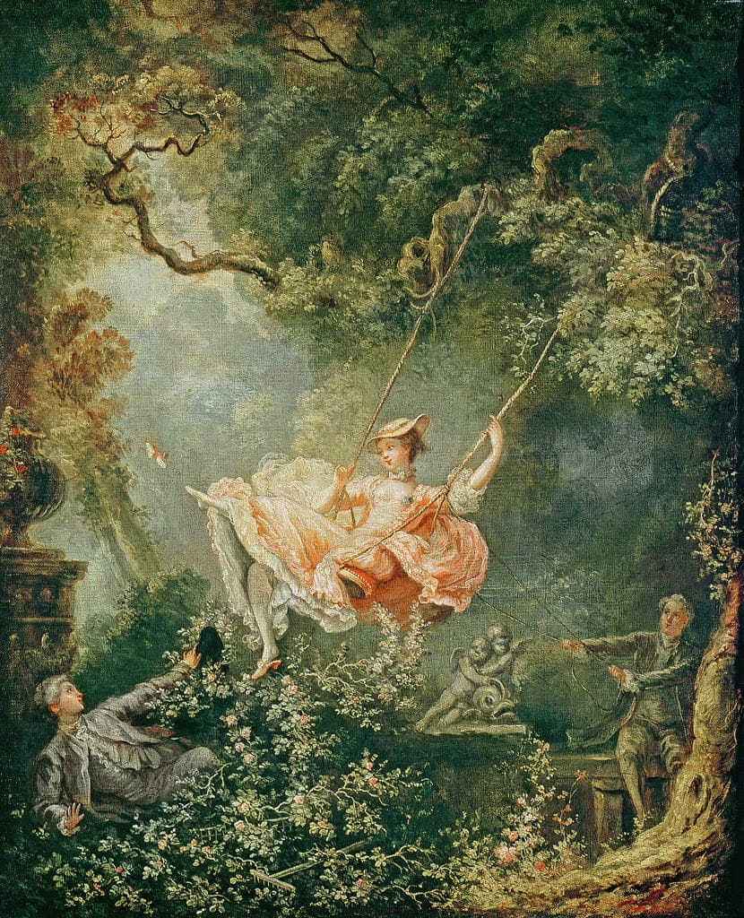 Die Schaukel(The Swing ) Jean Honore Fragonard