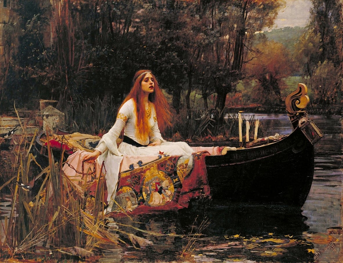 Die Dame von Shalott (The Lady of Shalott) John William Waterhouse