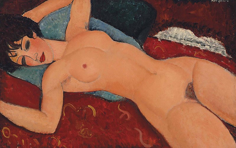Liegender Akt, 1917-18(Reclining nude, 1917-18) Amedeo Modigliani