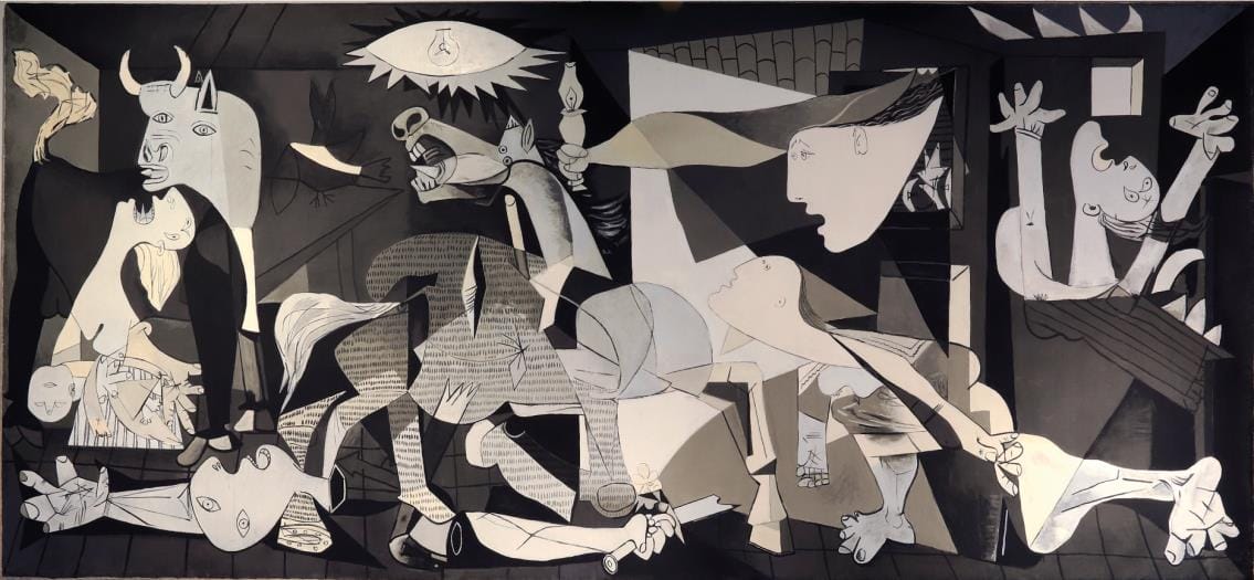 Fangor Wojciech Kopie nach Guernica von Picasso, 1955 Muzeum Niepodległości w Warszawie