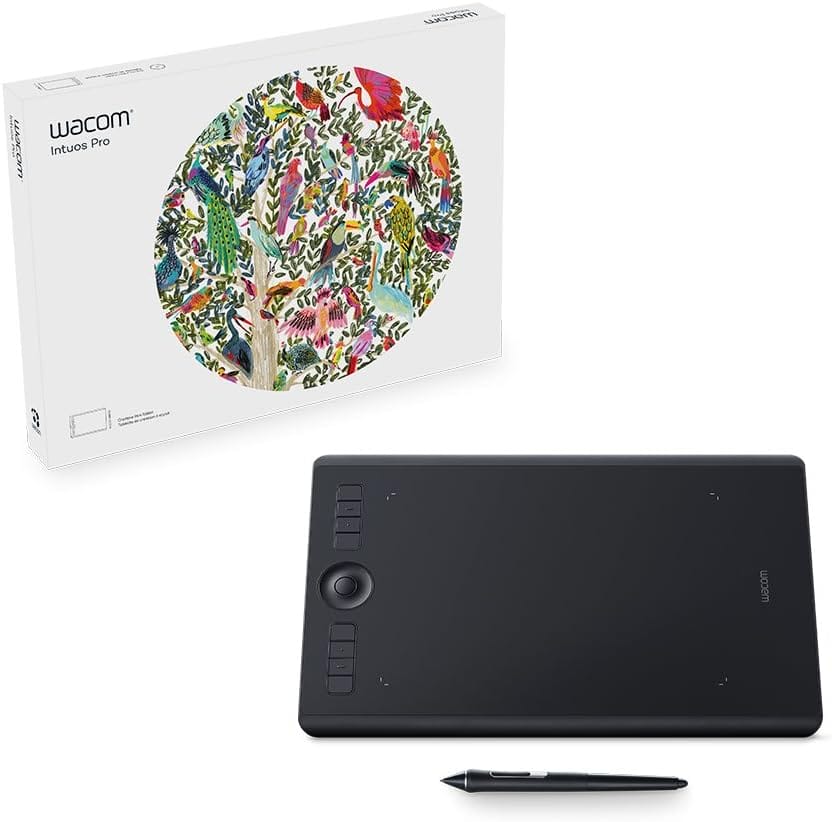 Grafiktabletts 2023: Die 5 besten Modelle für digitale Kunstwerke Digitale Kunst grafik design Wacom Intuos Pro Stifttablett Größe M, Grafiktablett (inkl. Pro Pen 2 Eingabestift mit verschiedenen Spitzen)