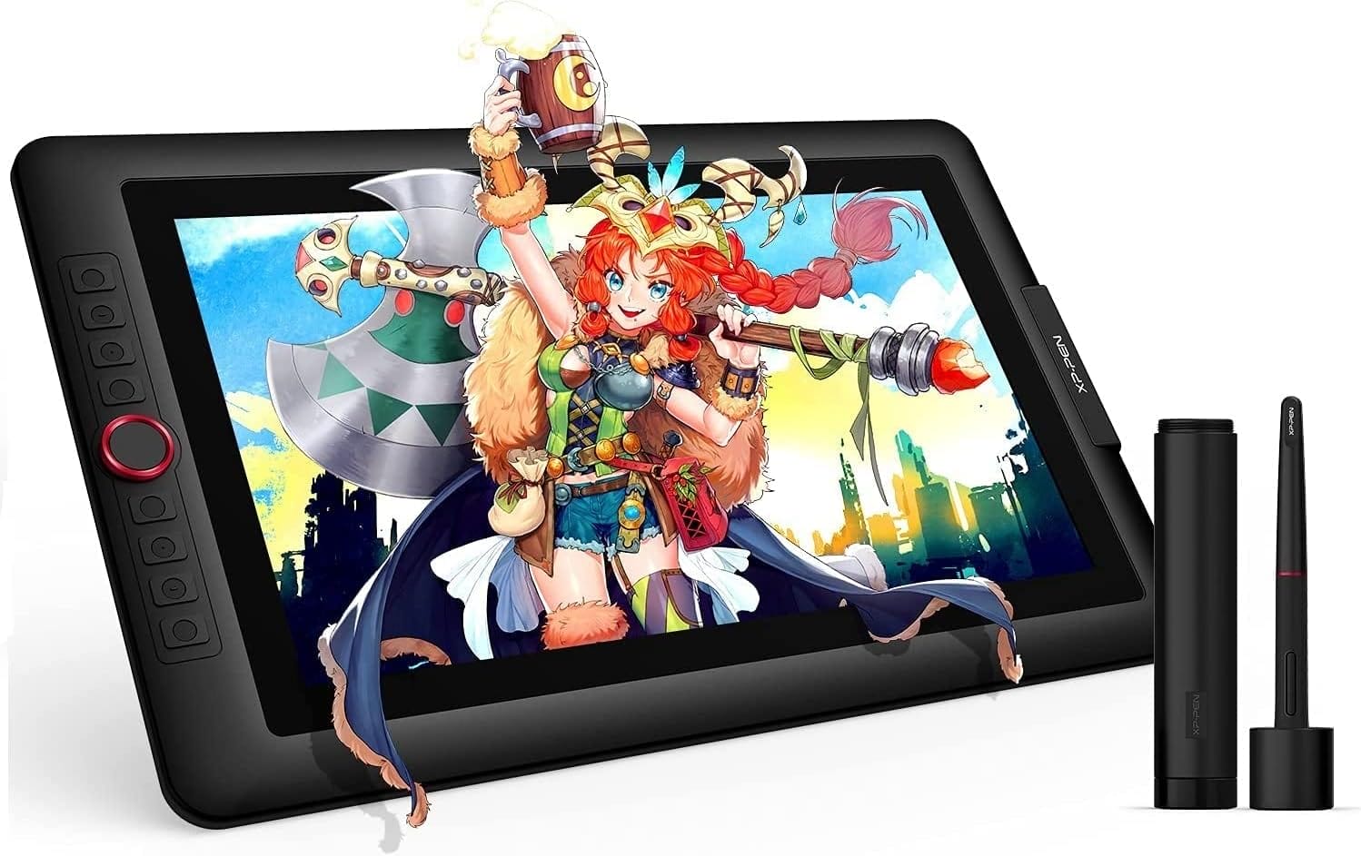 Grafiktabletts 2023: Die 5 besten Modelle für digitale Kunstwerke Digitale Kunst grafik design XP-PEN Artist 15.6 Pro Grafiktablett, 1080x1920 Pen Display, volllaminierter Bildschirm, Kreatives Einstellrad 8 Tasten, 60 Grad Neigung