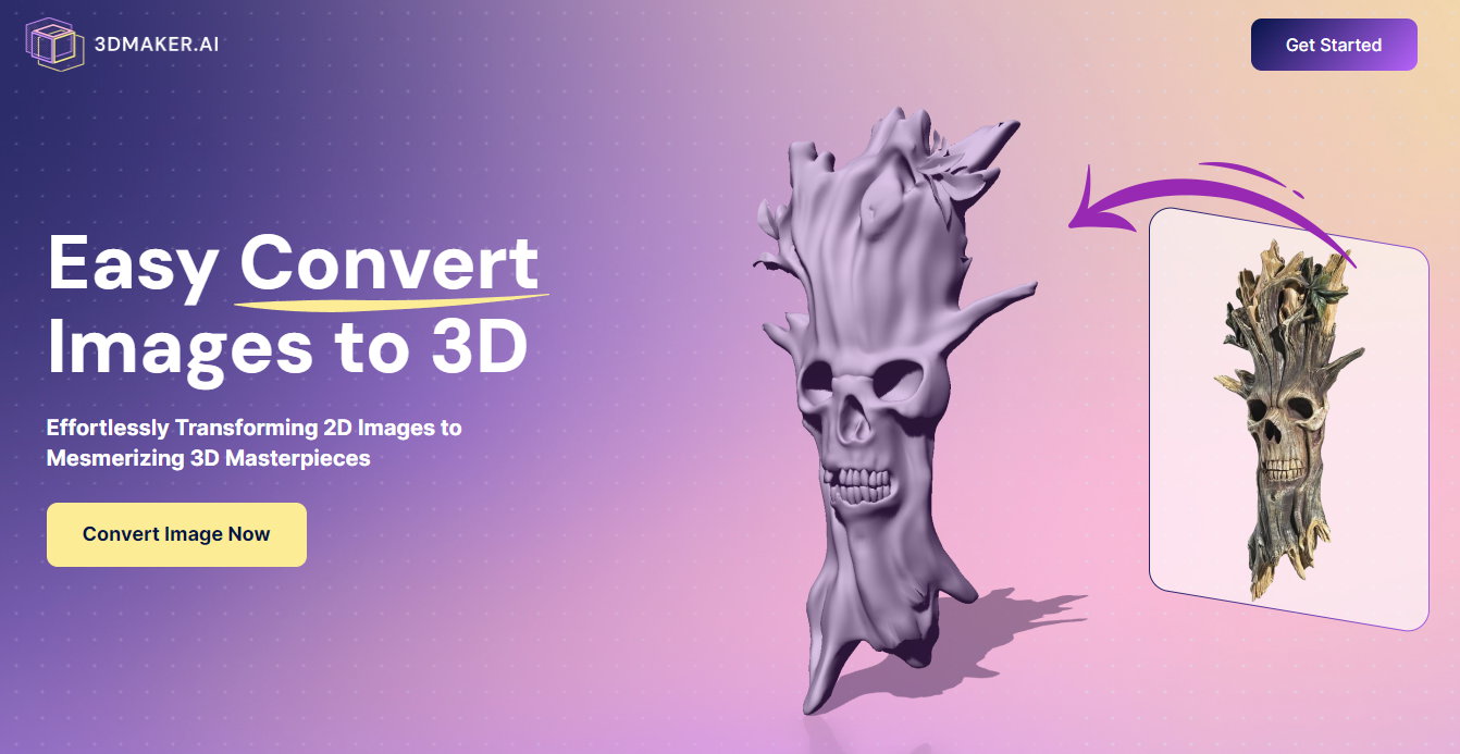 3DMaker.AI macht aus 2D-Bildern 3D-Modelle