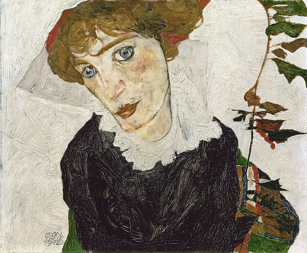 Porträt von Wally Neuzil, 1912 von Egon Schiele.