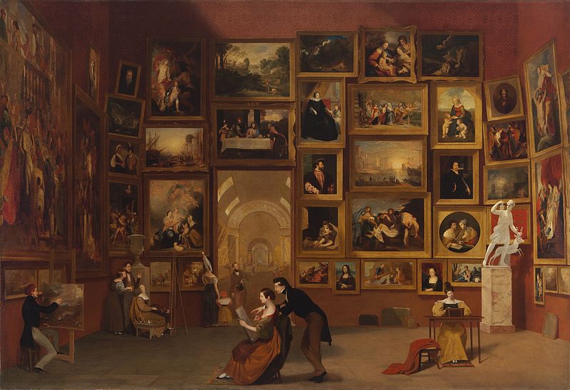 Gallery of the Louvre (1833), von Samuel Finley Breese Morse