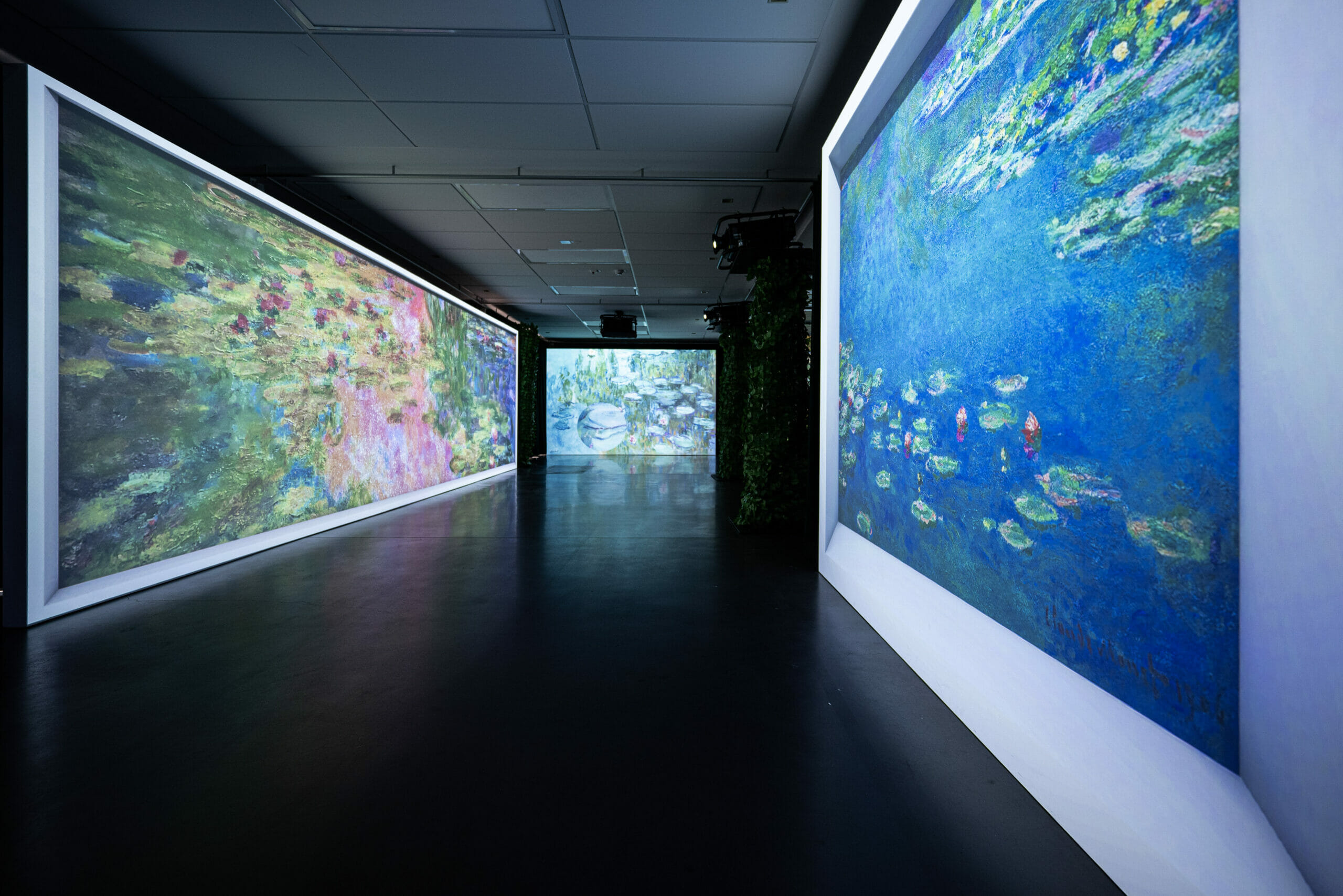 Monets Garten Ausstellungsbild