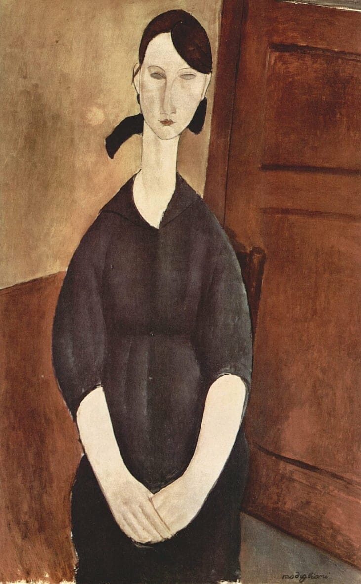 Porträt von Paulette Jourdain (1919) von Amedeo Modigliani