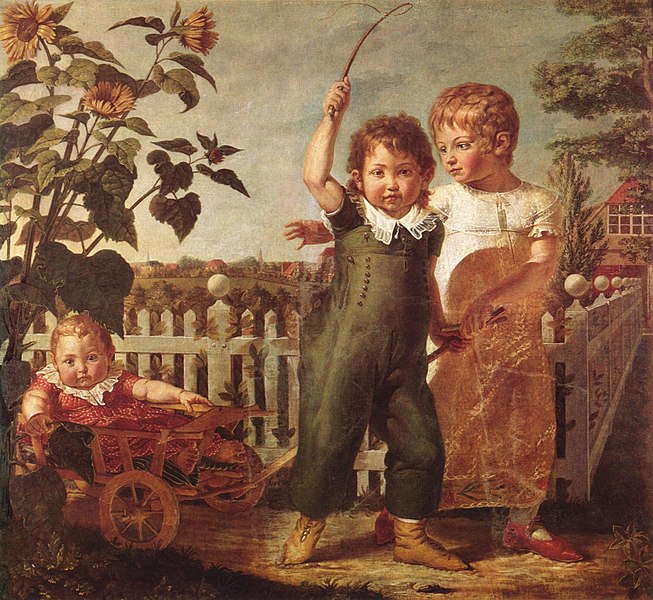 Die Hülsenbeckschen Kinder von Philipp Otto Runge (1805/1806), Öl auf Leinwand