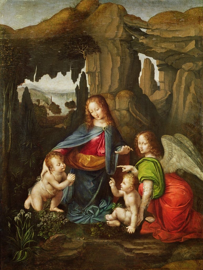 Madonna der Felsen von Leonardo da Vinci