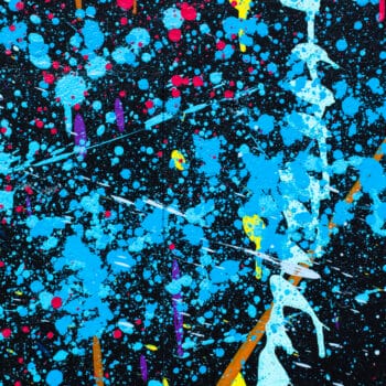 Drip Paint Gemälde wirken chaotisch und unkoordiniert