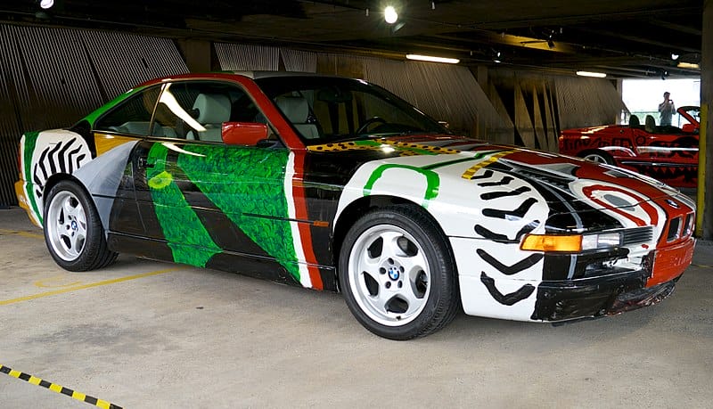 BMW Art Car No. 14, 850CSi, von David Hockney