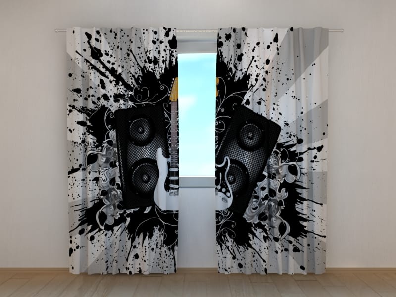 Refined diversity: The top curtains trends for the next few years interior facility Curtain (curtain) Art Guitar
