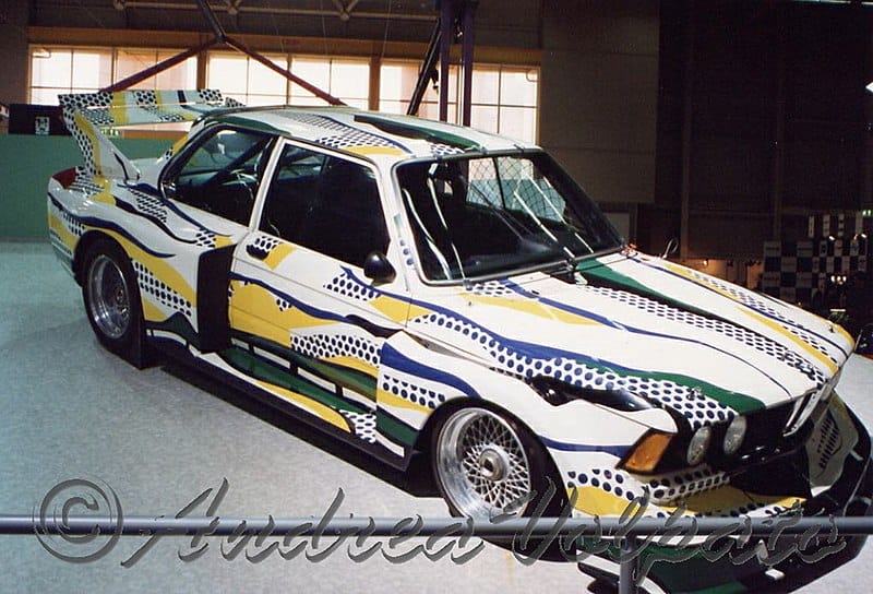 BMW 320i Turbo Art Car von Roy Lichtenstein auf der Motorshow di Bologna