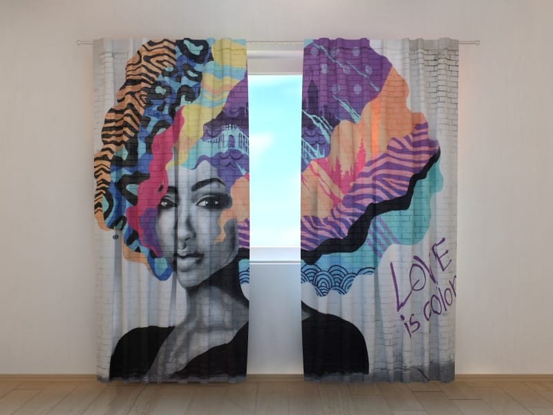 Refined diversity: The top curtains trends for the next few years interior facility Curtain (curtain) Brooklyn graffiti