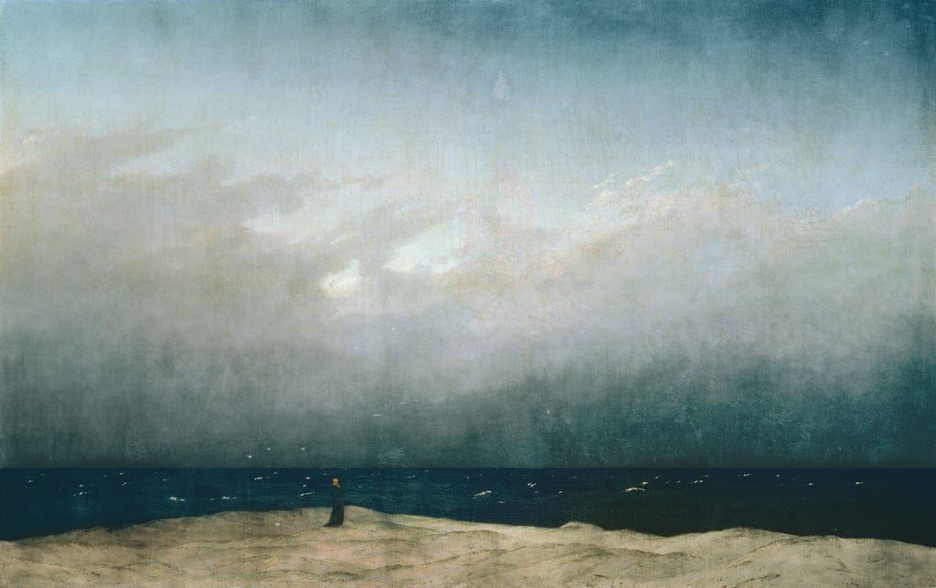 Mönch am Meer von Caspar David Friedrich