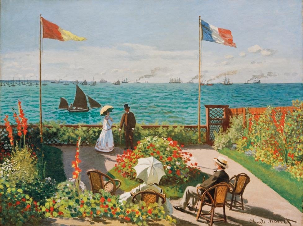 La Terrace de Sainte Adresse (1867), von Claude Monet