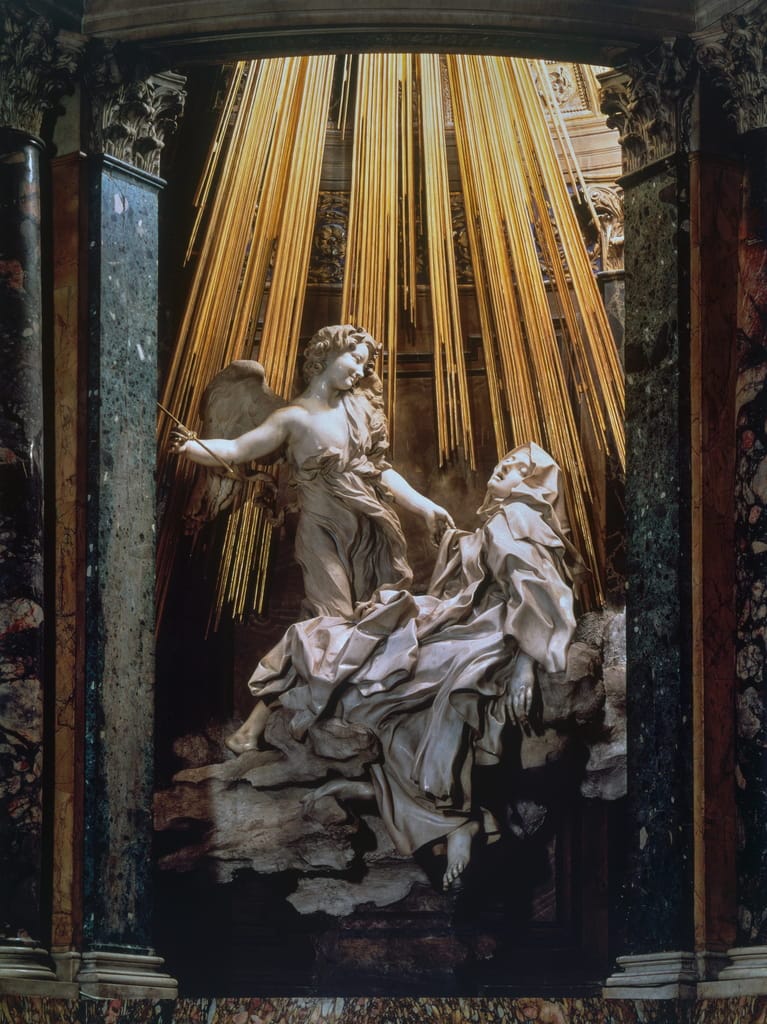 Die Ekstase der heiligen Teresa von Avila von Gian Lorenzo Bernini