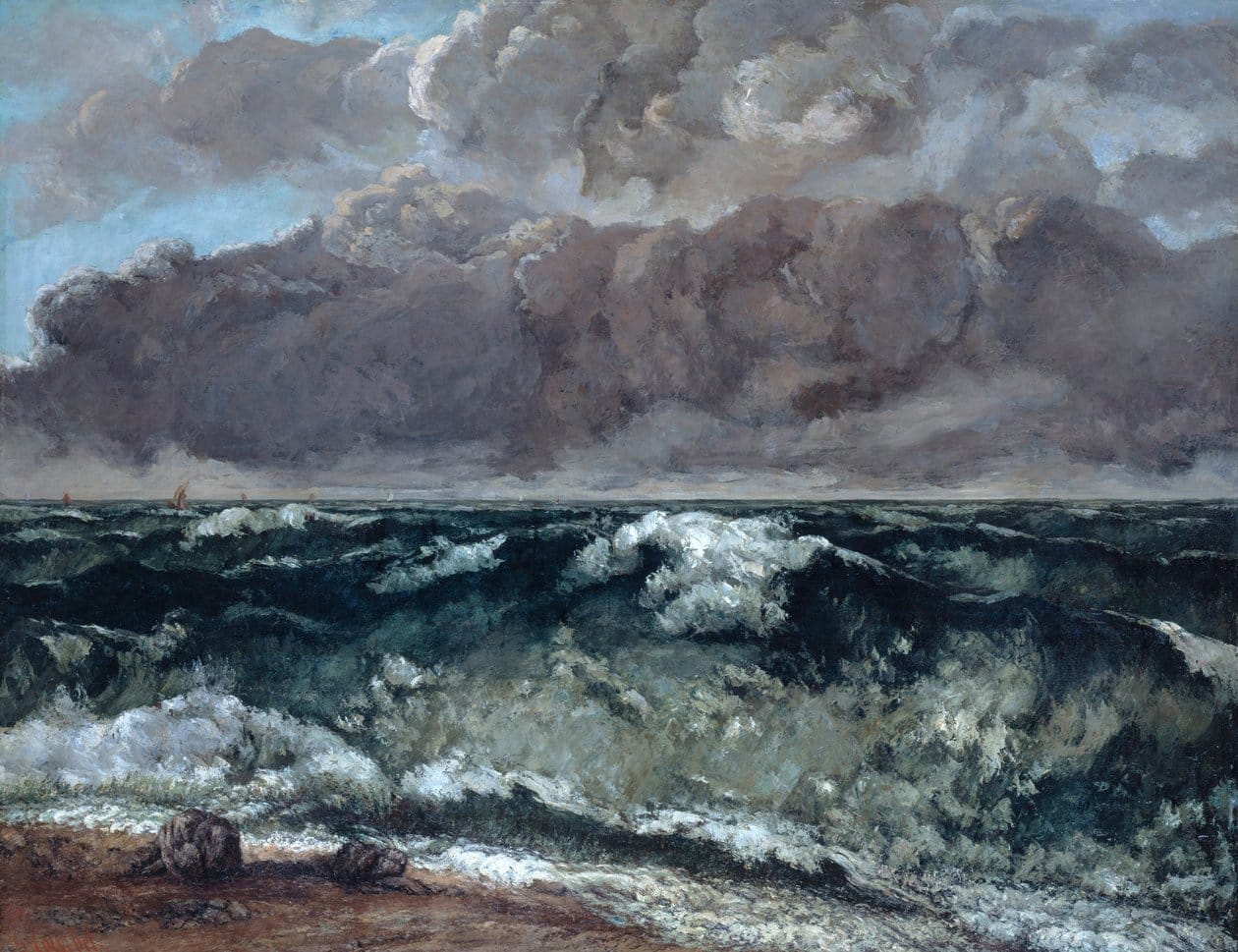 Die Welle (1867-1869), von Gustave Courbet