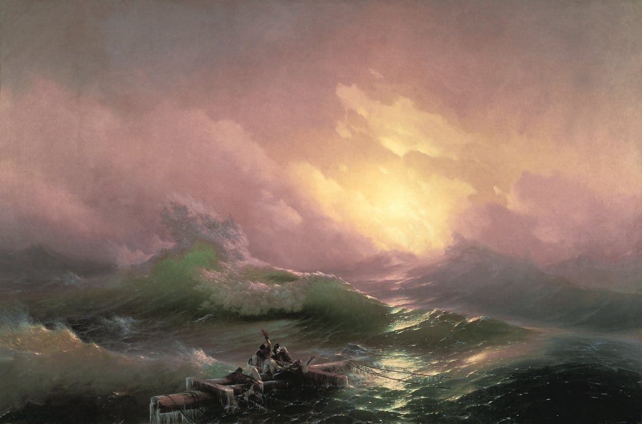 Die neunte Welle (1850), von Ivan Konstantinovich Aivazovsky