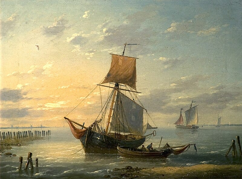 Seelandschaft von Charles-Louis Verboeckhoven (1802–1889)