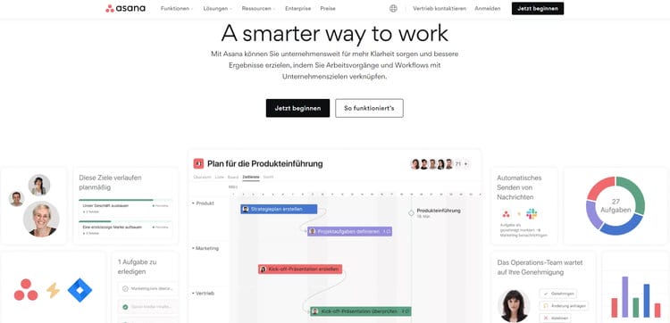 asana - unser #1 Project Management Tool