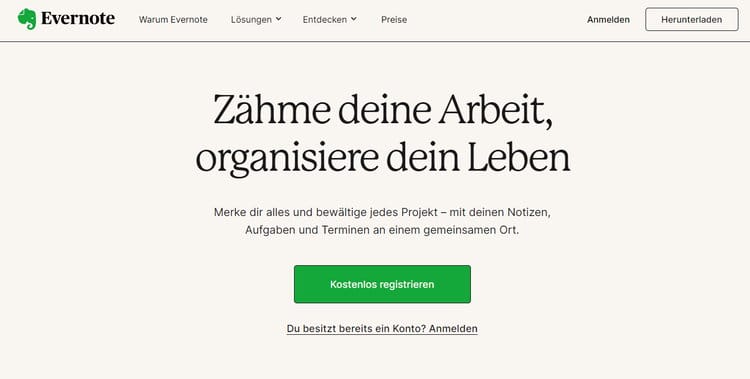 Beste Notiz-App – Organisieren Sie Ihre Notizen mit Evernote