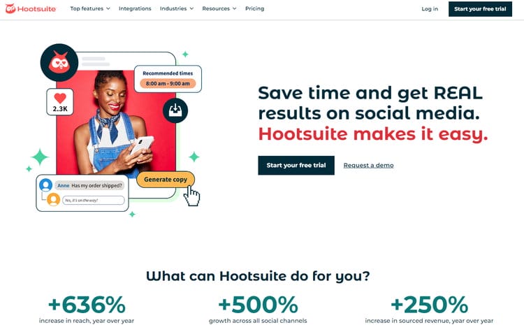 Hootsuite - Überwachen Sie ihre Social-Media-Aktivitäten von einer zentralen Plattform aus