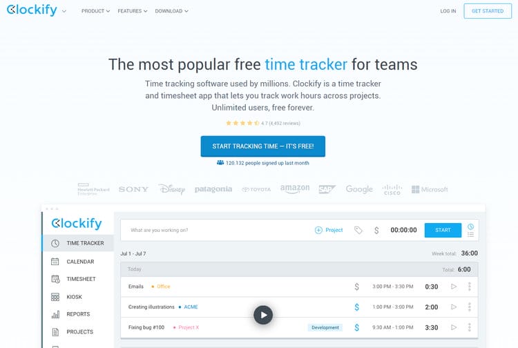 Clockify - Der beliebteste Time-Tracker für Teams