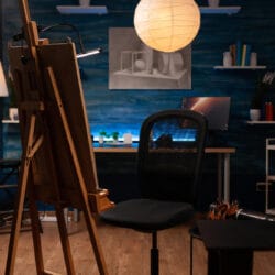 Unabhängig von Größe und Einrichtungsart - das Kunstatelier besitzt eine einzigartige Aura als ultimativer Ort der Schöpfung