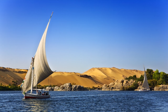 Auf dem Nil lassen sich die kulturellen Schätze und denkwürdigen Stätten der alten Zivilisation besonders gut erkunden