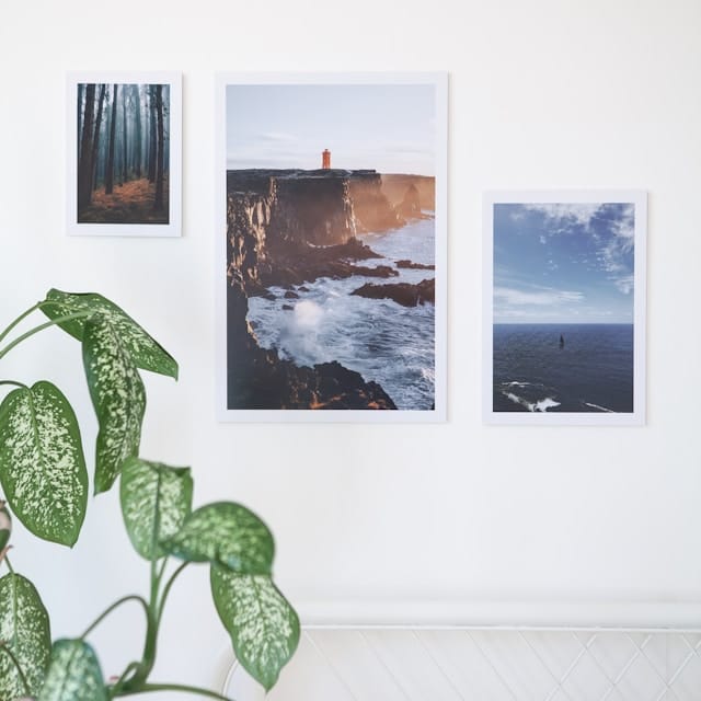 Gerahmte Fotos sind immer noch der Klassiker und den Wall Art Prints