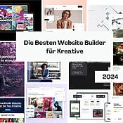 Die besten Website-Builder für Künstler im Jahr 2024 - Kunst online meisterhaft präsentieren