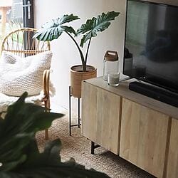 Rustikaler Rattan bietet flexible Einsatzmöglichkeiten im modernen Interieur